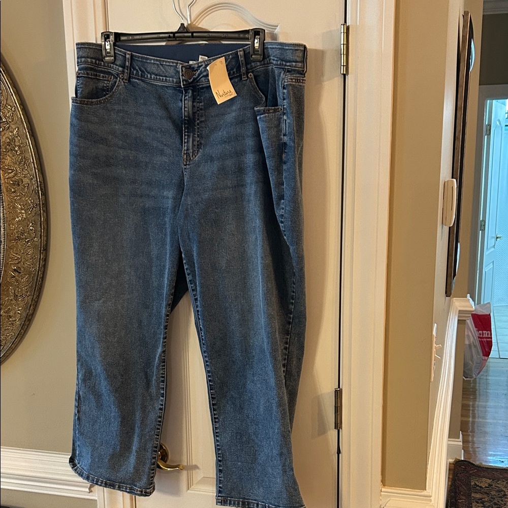 Westbound Dark Blue Straight Leg Jeans